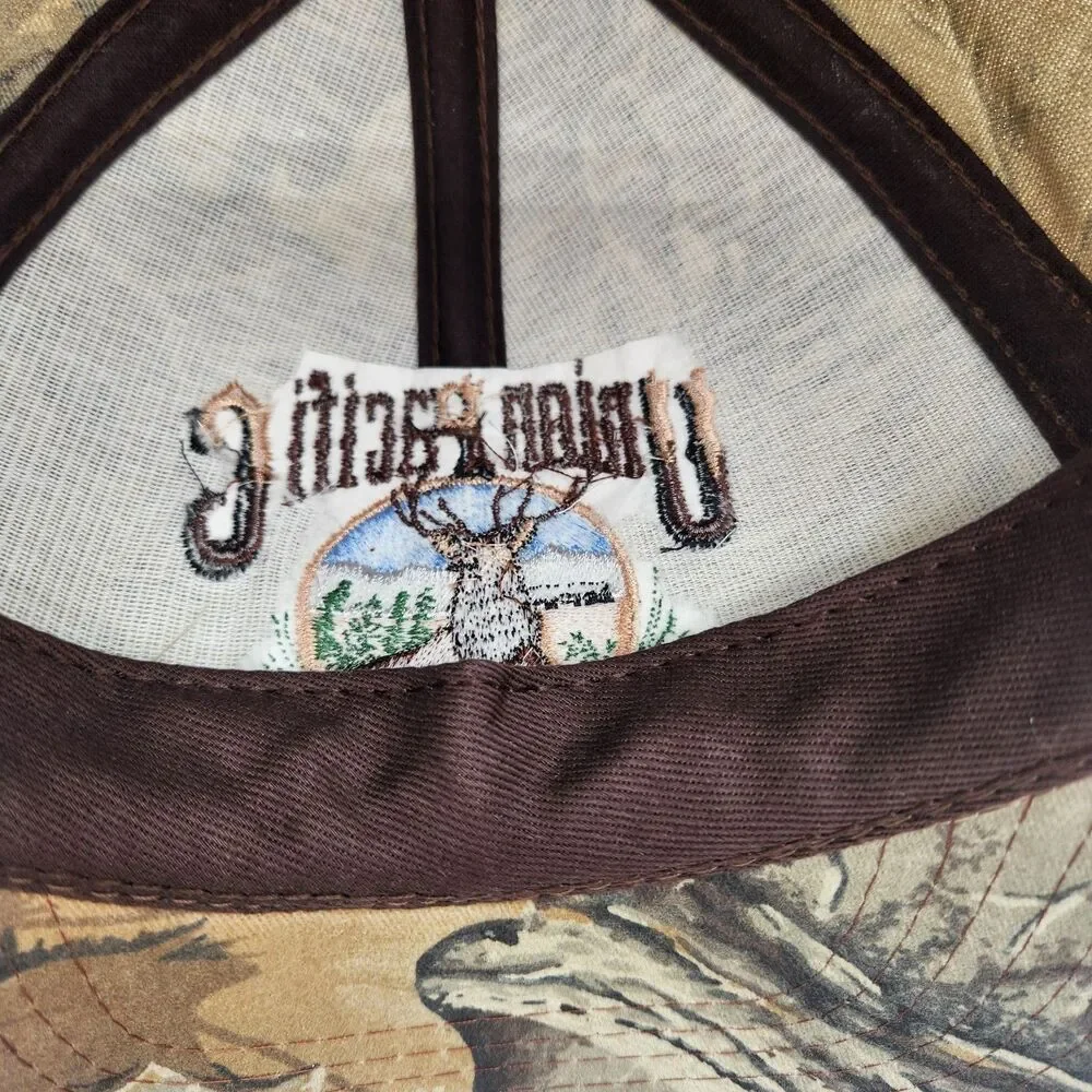 Union Pacific Railroad Snapback Cap Hat Camo Deer Snapback Embroidered Vintage